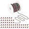 5M Rainbow Color 304 Stainless Steel Ball Chains, with 10Pcs Ion Plating(IP) 304 Stainless Steel Ball Chain Connectors, with Spool, Ball Chains: 3mm