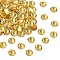 Preciosa® MAXIMA Crystal No Hotfix Flatback Stones, Czech Crystal, Dura Foiling, Round(438 11 615 Chaton Rose), 10020 Light Topaz, SS16(3.8~4mm)