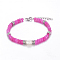 Stainless Steel Natural Stone Bracelet for Women Casual Daily Wear Multiple Colors