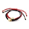 Adjustable Nylon Thread Braided Bead Bracelets Sets, with Golden Plated Brass Micro Pave Cubic Zirconia Beads, Cube with Star, Mixed Color, Inner Diameter: 1~3-3/8 inch(2.4~8.5cm), 2pcs/set