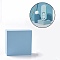 EVA Foam Photography Props, 3D Geometric Shooting Backgrounds, Jewelry Display Base, Square, Light Sky Blue, 100x100x40mm