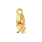 Ion Plating(IP) 304 Stainless Steel Pendants, Flower Charm, Real 18K Gold Plated, 19.5x7.5x6mm, Hole: 2.2mm