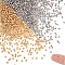 2000Pcs 2 Colors 304 Stainless Steel Beads, Round, Golden & Stainless Steel Color, 2x2mm, Hole: 0.8mm, 1000pcs/color