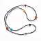 Electroplate Synthetic Hematite Beaded Necklaces, with Natural Mixed Stone, 31.1 inch(79cm)