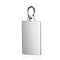 Anti-Tarnish 304 Stainless Steel Pendants, with Jump Ring, Manual Polishing, Rectangle Charm, Stamping Blank Tag, Stainless Steel Color, 15x8x1mm, Hole: 3.5mm