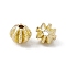 Alloy  Beads, Rondelle, Light Gold, 7x6mm, Hole: 1.6mm