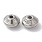 Non-Tarnish 304 Stainless Steel Beads, Bicone, Stainless Steel Color, 13x8mm, Hole: 2.5mm