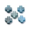 Natural Apatite Beads, Cross, 8x8x3mm, Hole: 1.2mm