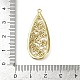 Латунные микро проложить кубического циркония подвески KK-M322-34G-3