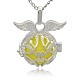 Серебряные медные подвески в клетке KK-J213-12S-2
