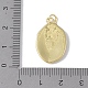 Латунные микро проложить кубического циркония подвески KK-E110-09G-3