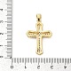 Латунные микро проложить кубического циркония подвески KK-U058-14G-3