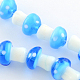 Гриб ручной Lampwork бисер пряди LAMP-R116-17-2