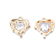 Подвески из латуни с прозрачным фианитом KK-N232-478LG-1