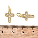 Латунные микро проложить кубического циркония подвески KK-C092-21C-G-3
