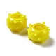 Ручной работы ухабистым Шарики Lampwork LAMP-E023-06F-3