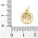 Латунные микропаве прозрачные кубические циркониевые подвески KK-G522-46G-2