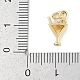 Латунные микро проложить кубического циркония подвески KK-Q028-70G-02-3