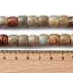 Натуральные бусины из аква терра яшмы G-L624-D03-8x6mm-5