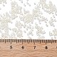 Прозрачные внутри цветные стеклянные бусины SEED-H003-04B-4