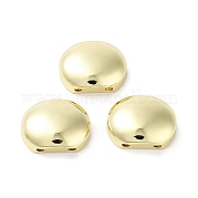 Овальные латунные бусины KK-E102-25G-03