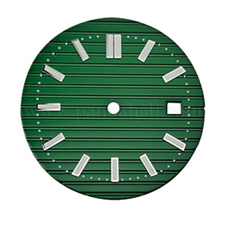 Светящееся свечение на темном медном циферблате часов CLOC-PW0001-03G-1