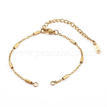 Изготовление браслетов из цепей из нержавеющей стали 304 AJEW-JB00900-02-1