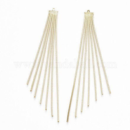 Латунные подвески с кисточками KK-S348-241-1