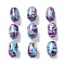 Natural Imperial Jasper Beads, Dyed, Rice, Purple, 14.5x10mm, Hole: 1.4mm