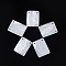 Natural White Shell Pendants, Religion, Rectangle with Virgin Mary, 15.5x11.5x2.5mm, Hole: 1mm
