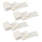 NBEADS 4 Rolls Cotton Ribbon, 1-5/8 Inch×5.47 Yards Handmade Frayed Ribbons Frayed Fringe Fabric Ribbons Cotton Raw Edge Ribbon for Gift Wrapping Bowknot Making Garment Accessories, Linen