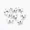 Tibetan Style Alloy Beads, Cadmium Free & Lead Free, Cross, Antique Silver, 15x12x5mm, Hole: 2mm