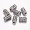 Tibetan Style Alloy Beads, Lead Free & Nickel Free & Cadmium Free, Column, Antique Silver, about 6mm wide, 11mm long, hole: 2.5mm