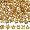 SUNNYCLUE 1 Box 120Pcs Real 18K Gold Plated Spacer Bead Caps Metal Flower Spacer Beads Bulk Multi Petal Flowers Alloy Floral Bead End Caps for DIY Bracelet Necklace Earrings Jewelry Making Supplies