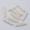 Carved Natural Agate Pendants for Teachers' Day, Calligraphy Brush Pen, WhiteSmoke, 38.5~39.5x9.5mm, Hole: 1.6mm
