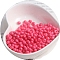 Macaron Baking Paint Glass Seed Beads, Fringe Teardrop Beads, Deep Pink, 5mm, 10g/Set