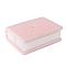 Book Food Grade Silicone Beads, DIY Necklaces Making, Pink, 27.1x9.2mm