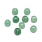 Natural Dyed & Heated Green Onyx Agate Cabochons, Half Round/Dome, 4x1.5~2.5mm