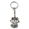 201 Stainless Steel with Enamel Keychain, Elephant, Stainless Steel Color, 9.2cm