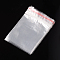 Plastic Zip Lock Bags, Resealable Packaging Bags, Top Seal, Self Seal Bag, Rectangle, Clear, 7x5cm, Unilateral Thickness: 0.9 Mil(0.023mm)