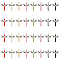 4 Sets Angle Shape Acrylic Pendants, with Tibetan Style Alloy Finding, Mixed Color, 25x20x4mm, Hole: 2mm, 8pcs/set, 32pcs/box