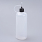 120ml Plastic Glue Bottles, with Steel Pin, Black, 14.5x4.2cm, Capacity: 120ml(4.06 fl. oz)
