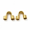 304 Stainless Steel Wire Guardian and Protectors, Golden, 5x7x2mm, Hole: 1.6mm