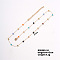 Colorful Crystal Necklace with Simple and Elegant Design for Fashionable Women., 15.75 inch(40cm)