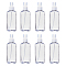 200ml Refillable PET Plastic Spray Bottles, Empty Pump Bottles for Liquid, Clear, 5.3x15.7cm, Capacity: 200ml(6.76 fl. oz)