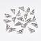 Tibetan Style Alloy Beads, Bird, Lead Free & Cadmium Free, Antique Silver, 7x14x4.5mm, Hole: 1mm