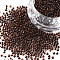 11/0 Grade A Round Glass Seed Beads, Transparent Inside Colours, Saddle Brown, 2.3x1.5mm, Hole: 1mm, about 48500pcs/pound