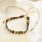 Vintage Ethnic Style Glass Tila Beaded Handmade Slider Bracelets for Women, Colorful, 11 inch(28cm)