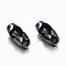304 Stainless Steel Ball Chain Connectors, Electrophoresis Black, 9x3.5mm, Hole: 2mm, Fit for 2.5mm ball chain
