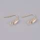 Латунные крючки для сережек X-KK-L198-013G-1